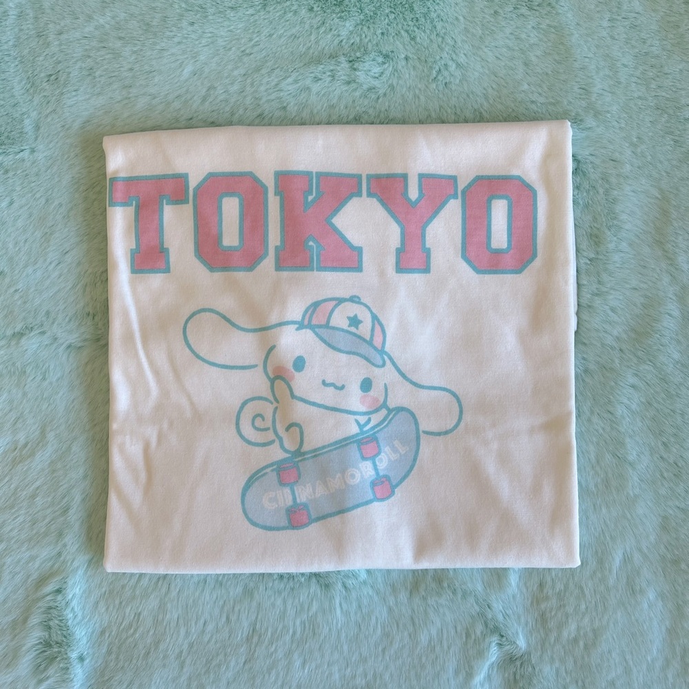 NWT Sanrio Cinnamoroll T-shirt Shirt Tokyo 2020 Size M/L